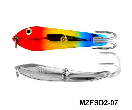 AQUA MARINE - Fishing Spoon with Double Hooks - (Size: 2)